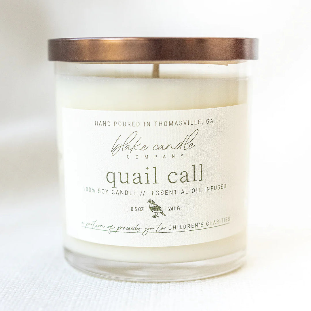 Quail Call Small Candle