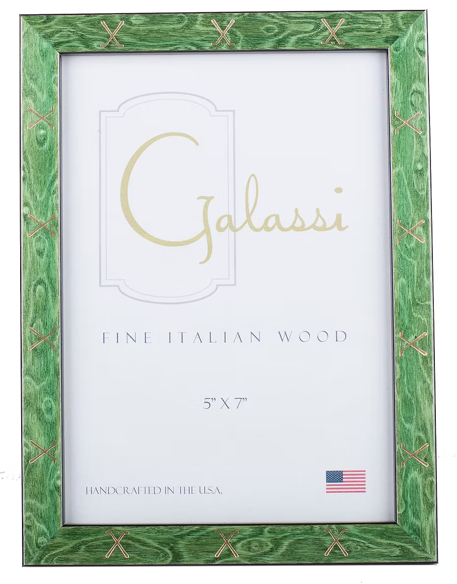 Green Burl w/ Gold Golf 5x7