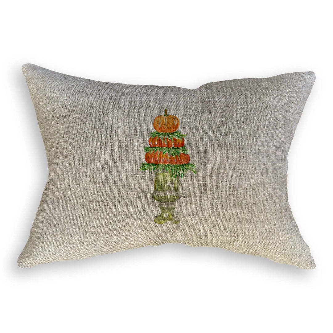 Pumpkin Topiary: Dishtowel