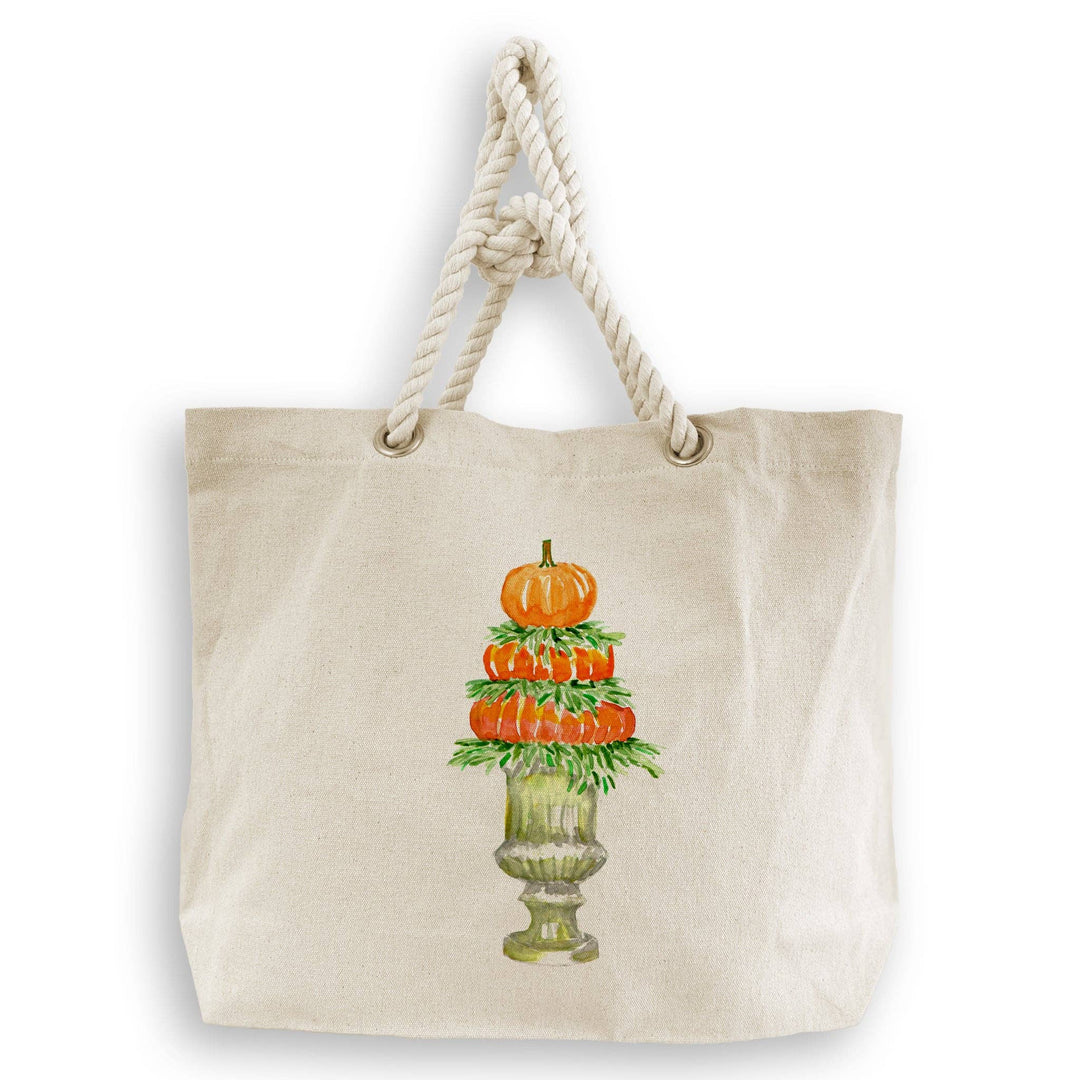 Pumpkin Topiary: Dishtowel