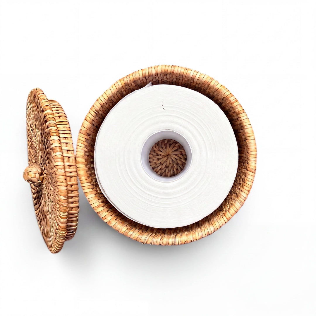 Toilet Paper Holder (Single Roll) with Lid  - AB 6.25x5.75&