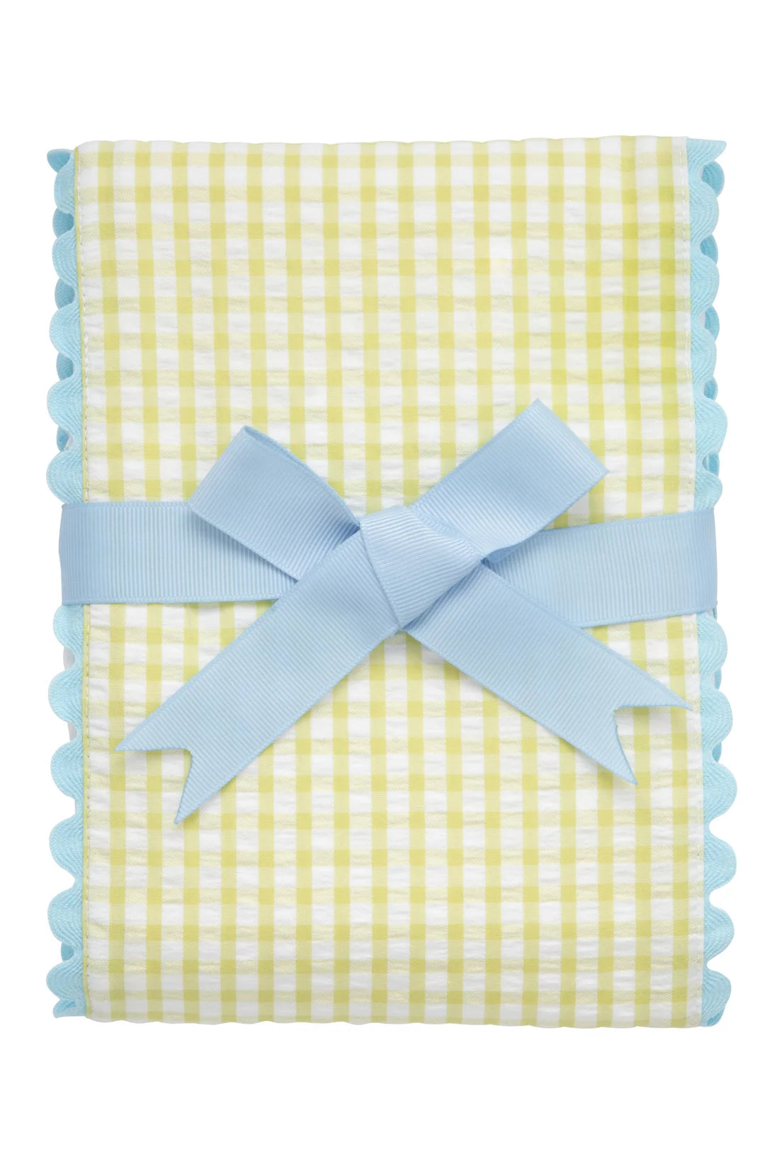 Green with Blue Trim
