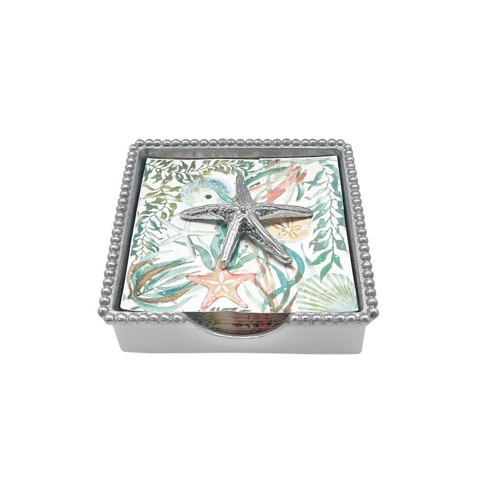 Beaded Napkin Box Set