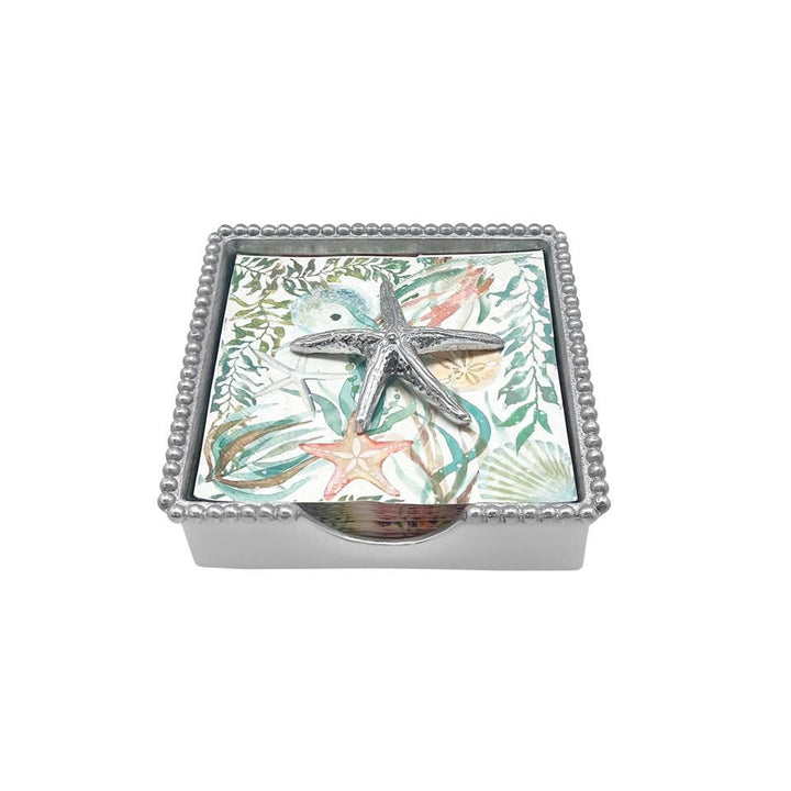 Beaded Napkin Box Set