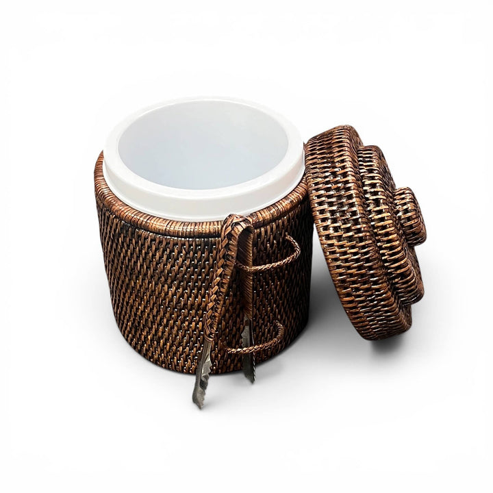 Round Ice Bucket  w/ Thermos Liner - AB 8x8x10&