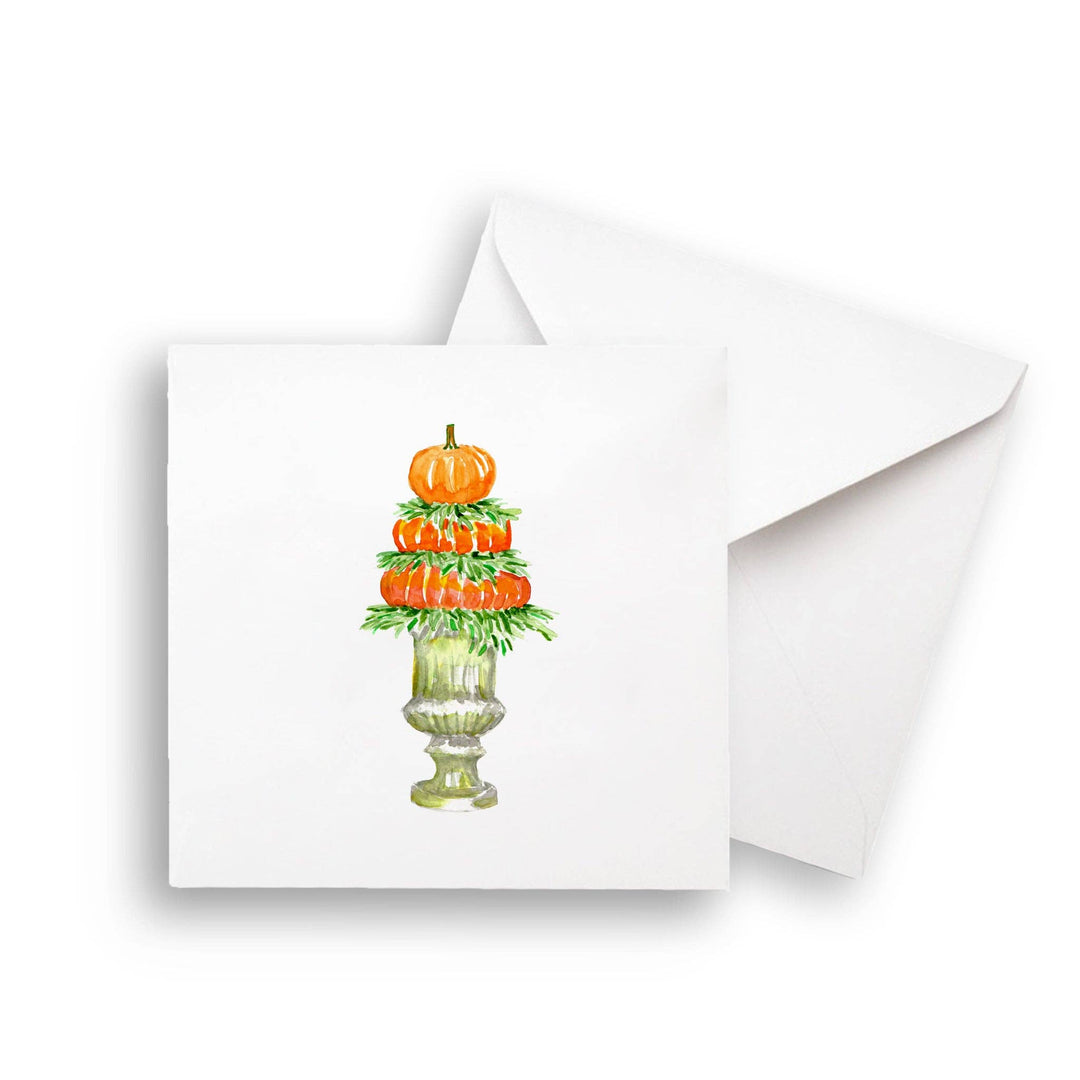 Pumpkin Topiary: Dishtowel