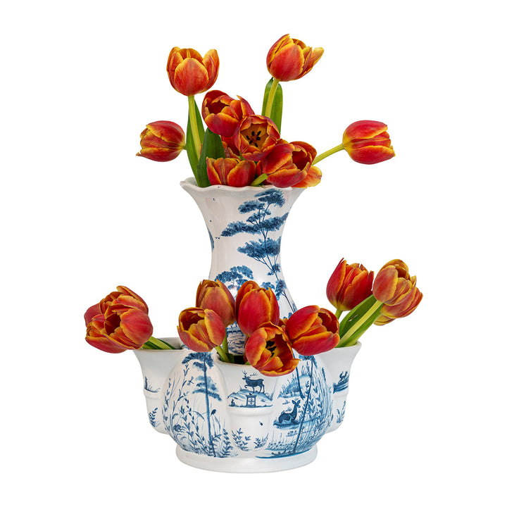 Country Estate vase by Juliska, styled table setting view