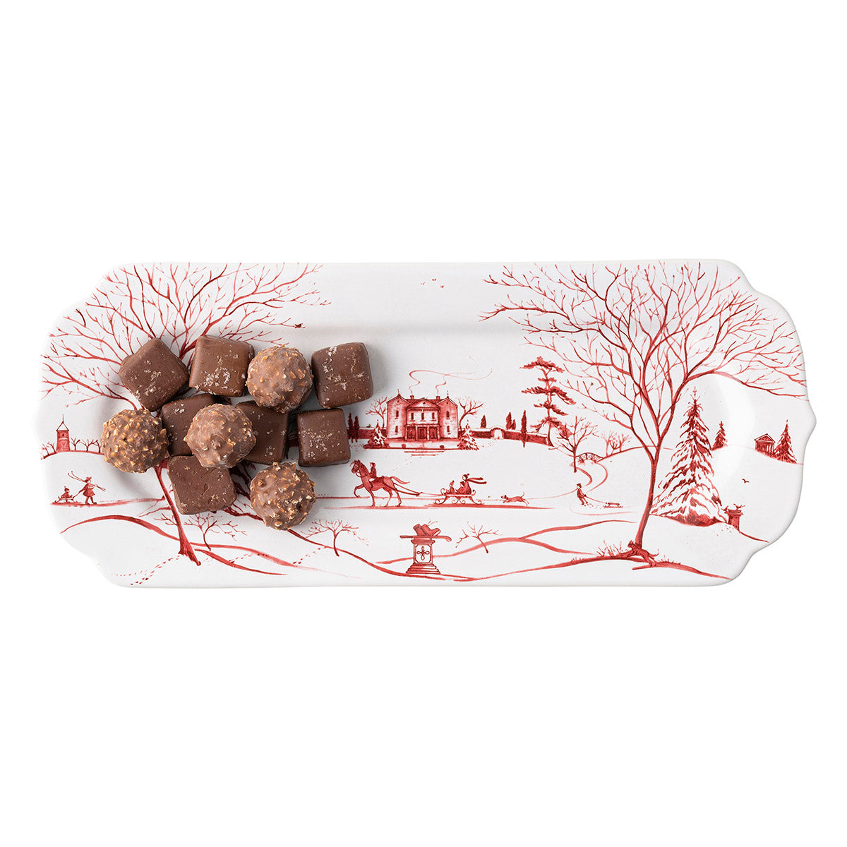 Country Estate tray by Juliska, styled table setting view