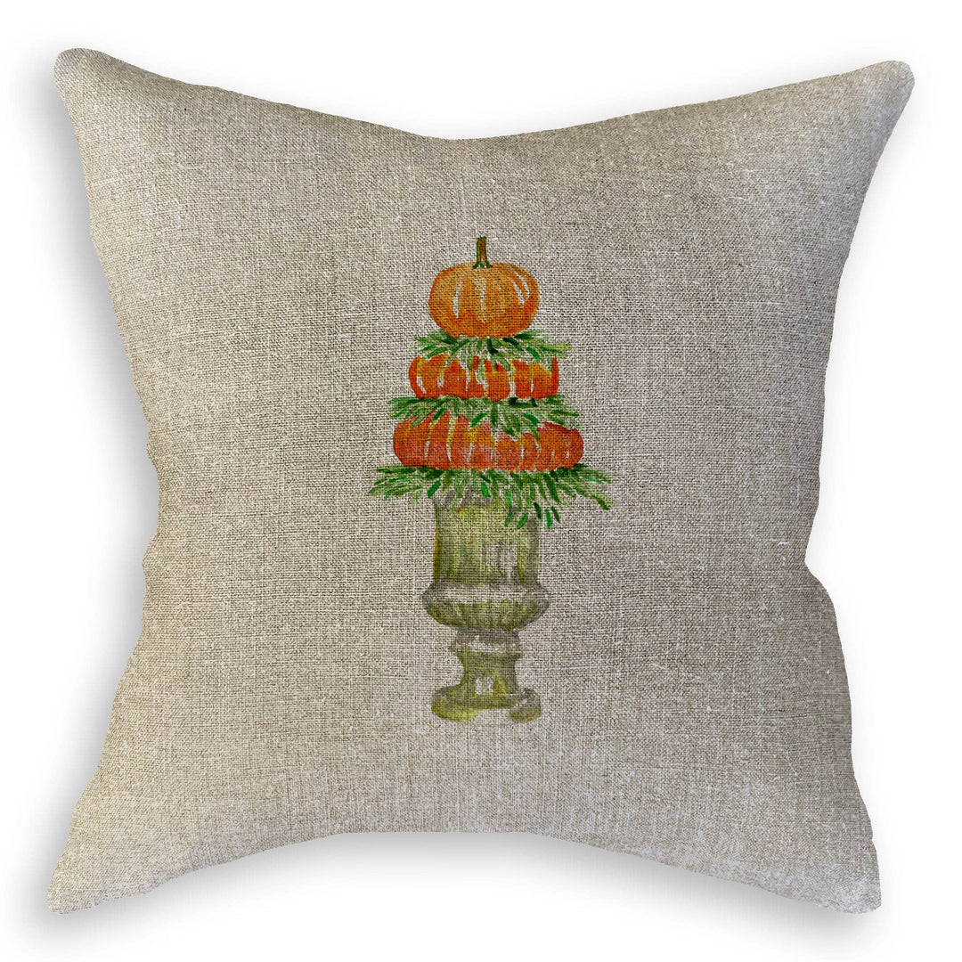 Pumpkin Topiary: Dishtowel