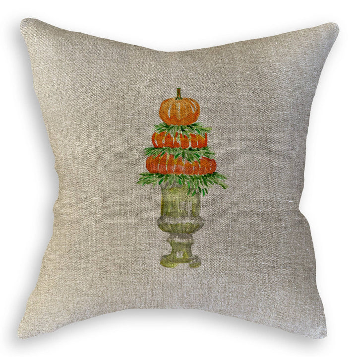 Pumpkin Topiary: Dishtowel