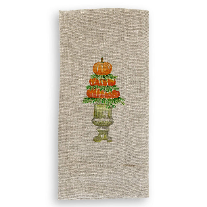Pumpkin Topiary: Dishtowel