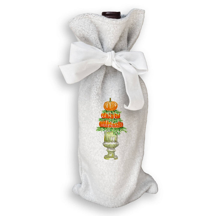 Pumpkin Topiary: Dishtowel