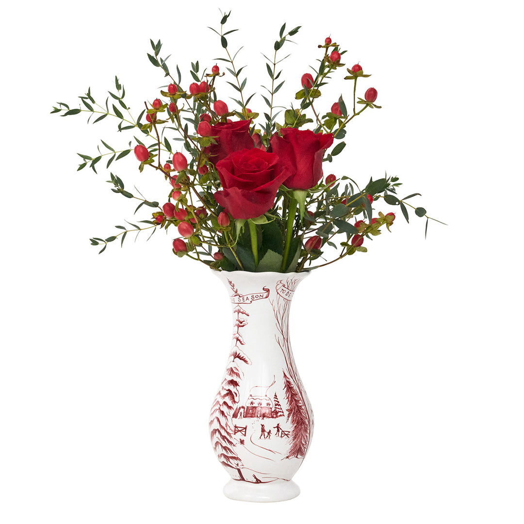 Country Estate vase by Juliska, detail view