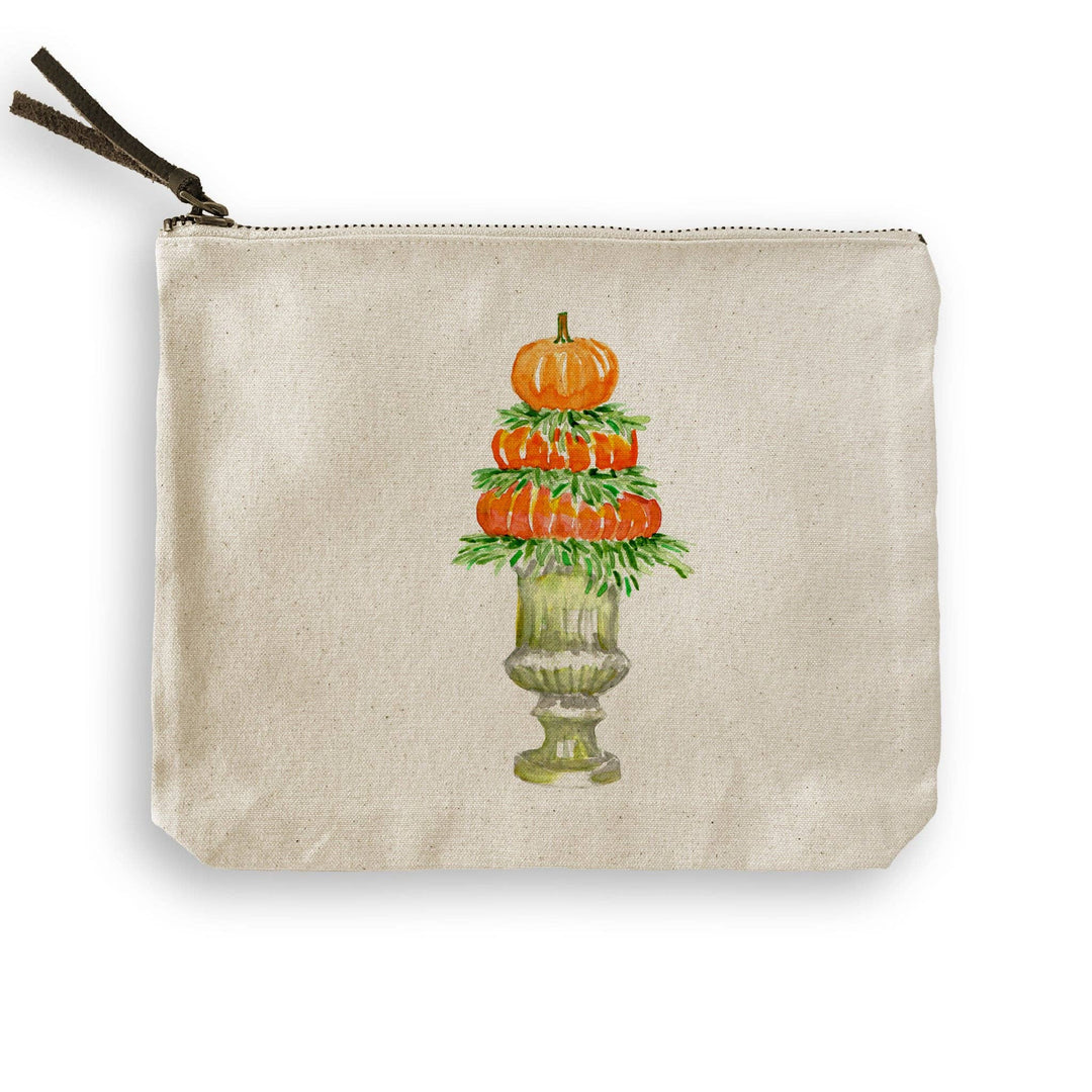 Pumpkin Topiary: Dishtowel