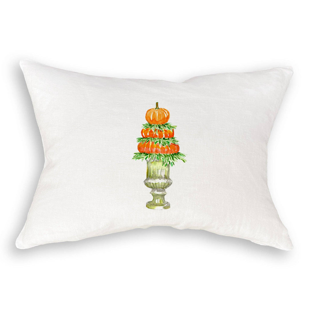 Pumpkin Topiary: Dishtowel