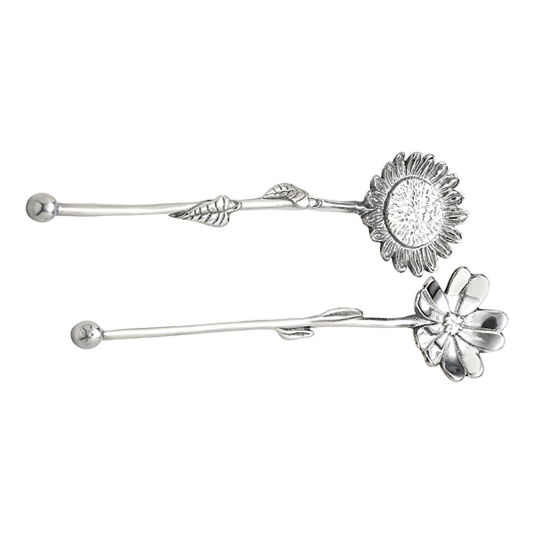 Sunflower and Cosmos Salad Servers