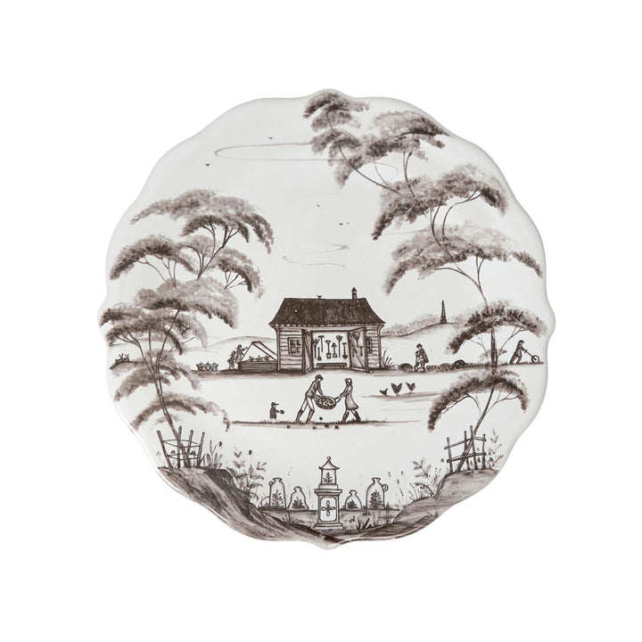 Country Estate Party Plate Assorted Set/4 - Flint Grey, view 10