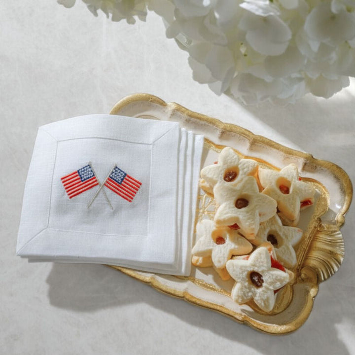 American Flags Cocktail Napkin Set