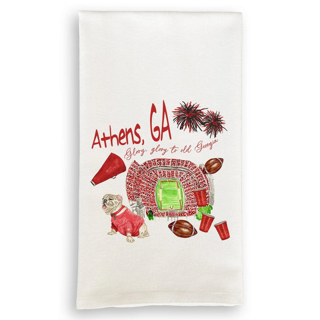 Athens, Georgia Tea Towel