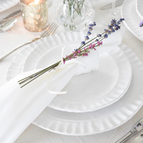 Pietra Serena White Place Setting