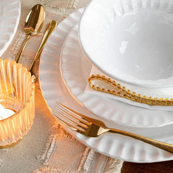Pietra Serena White Place Setting