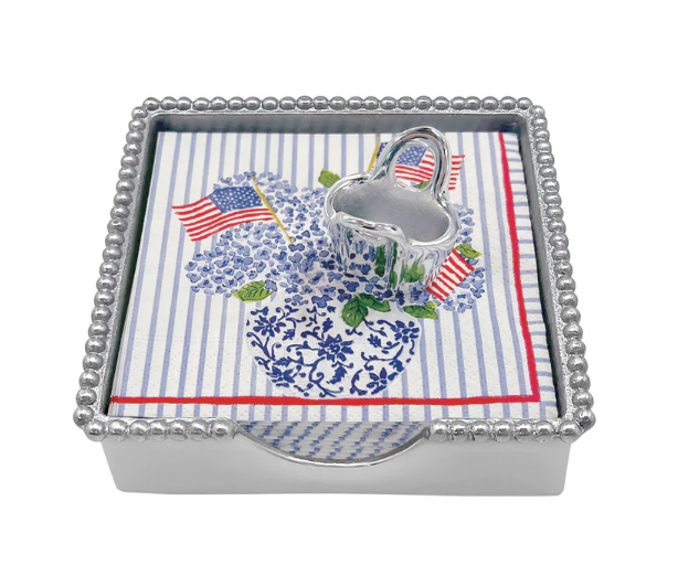 Beaded Napkin Box Set