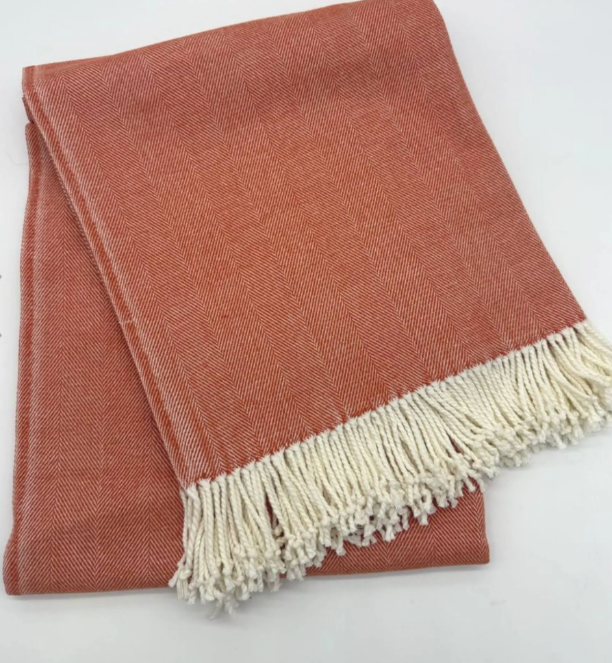 Adirondack Herringbone Woven Throw