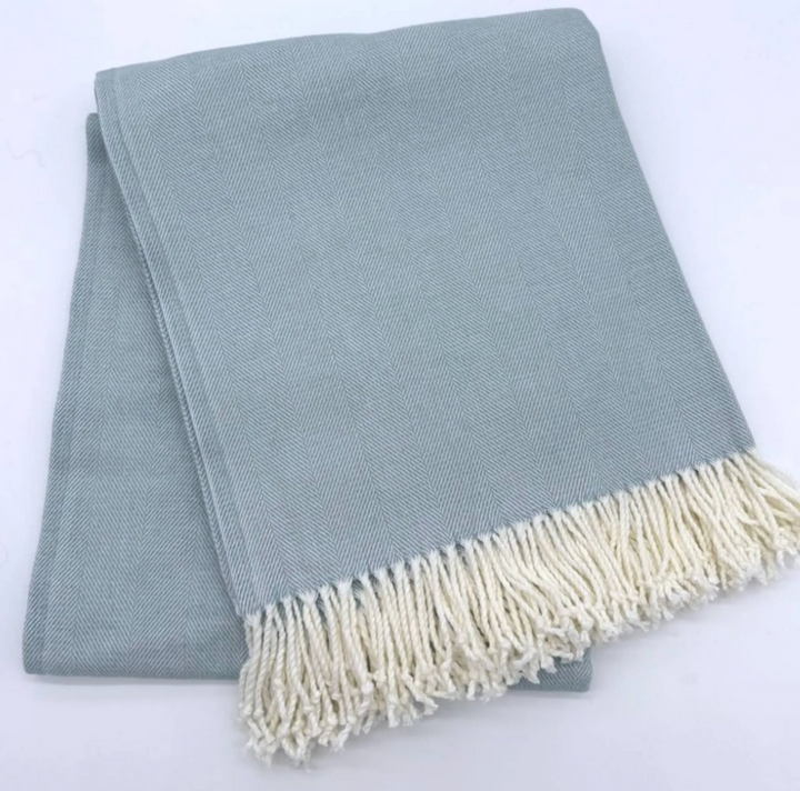 Adirondack Herringbone Woven Throw