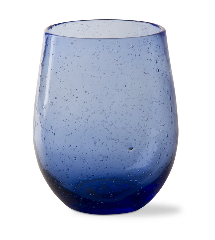 Bubble Glass Stemless Wine S/2