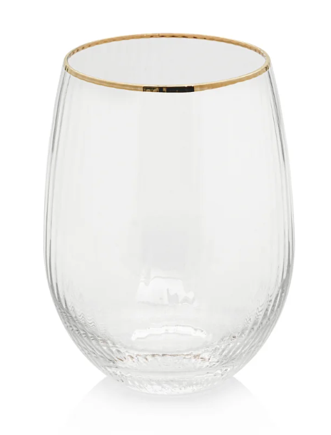 Optic Stemless All Purpose Glass S/2