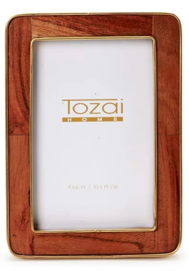 Brass Rounded Edge Frame 4x6