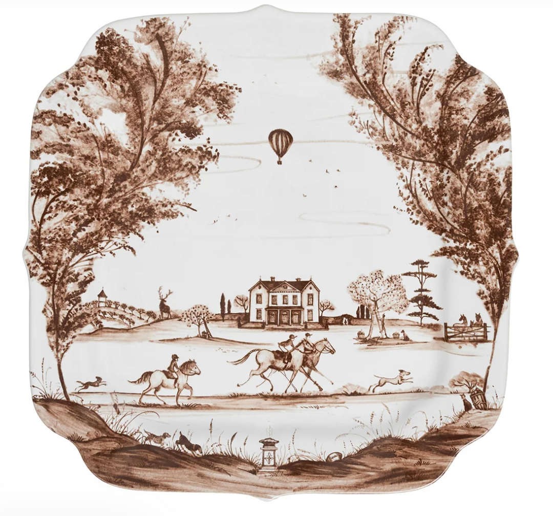 Country Estate Harvest 12" Tray - Sepia