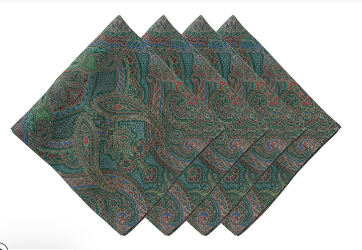 Paisley Napkin Set/4