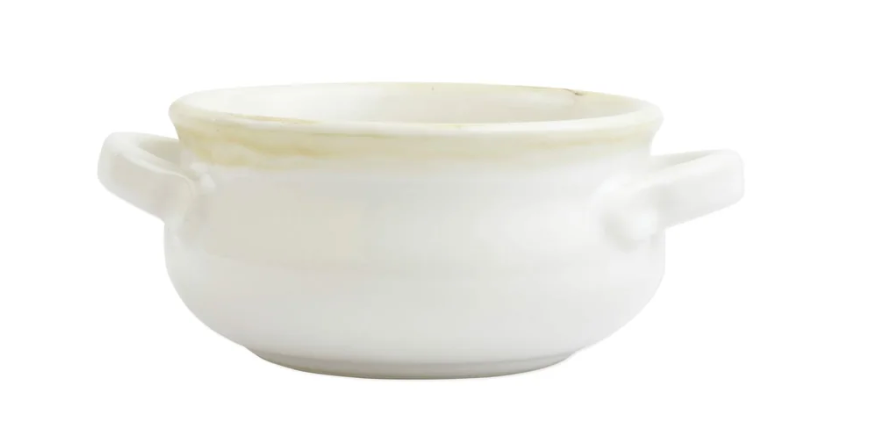 White / Handled Round / Small - Italian Baker