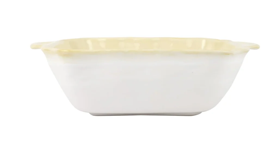 White / Square / Medium - Italian Baker