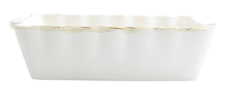 White / Rectangular / Medium - Italian Baker
