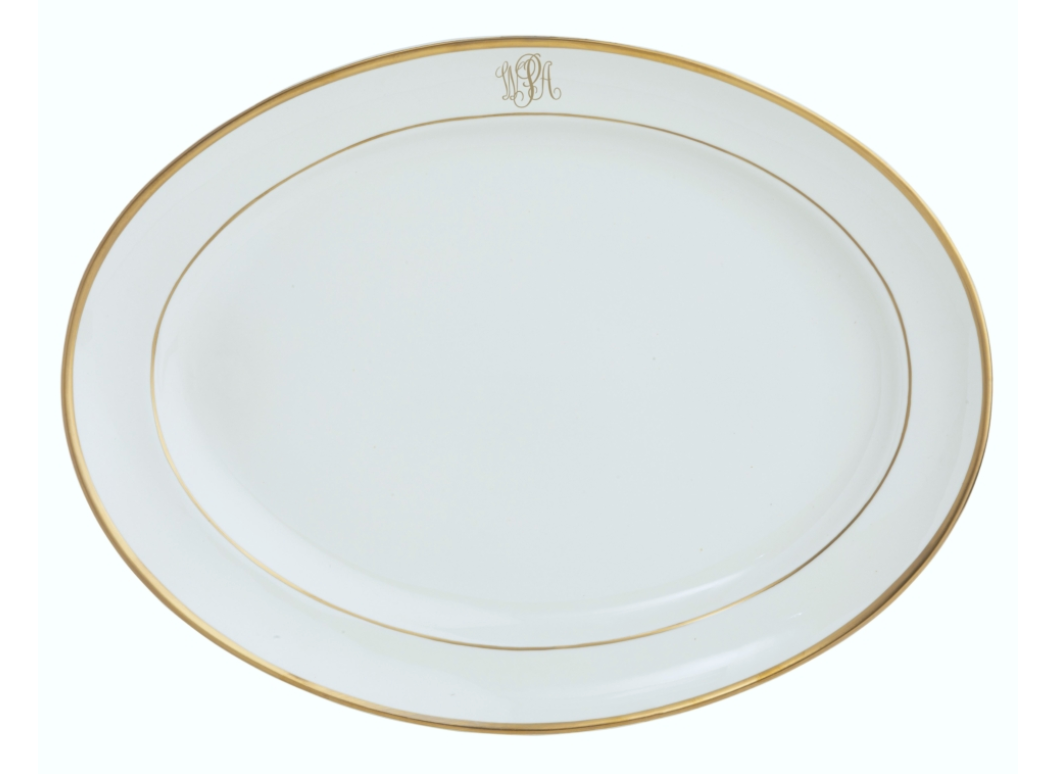 Signature Monogram Gold Ultra-White