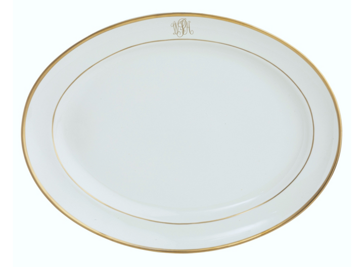 Signature Monogram Gold Ultra-White