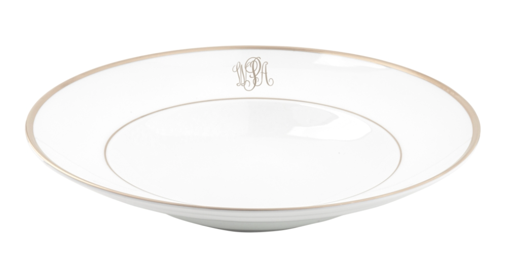 Signature Monogram Gold Ultra-White