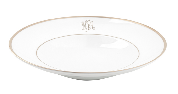Signature Monogram Gold Ultra-White