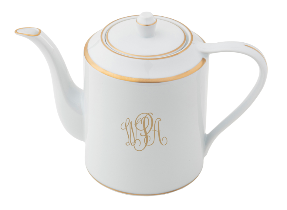 Signature Monogram Gold Ultra-White