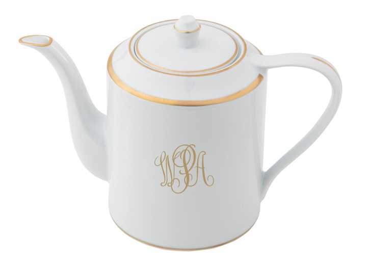 Signature Monogram Gold Ultra-White