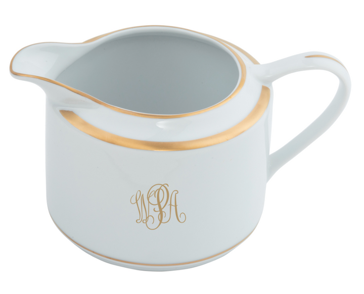 Signature Monogram Gold Ultra-White