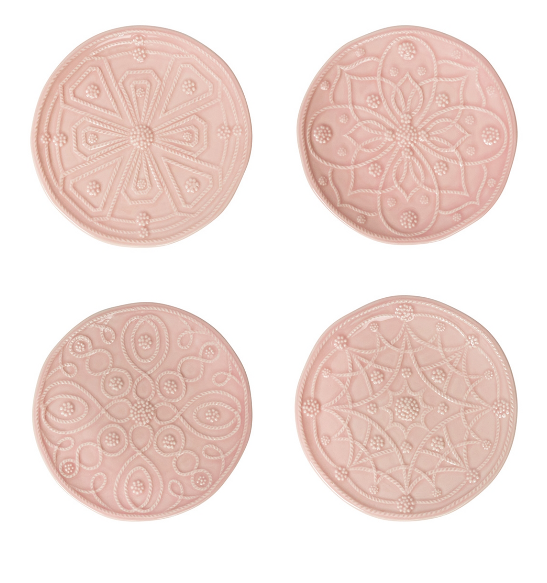 Jardins Du Monde Side/Cocktail Plate Assorted Set/4