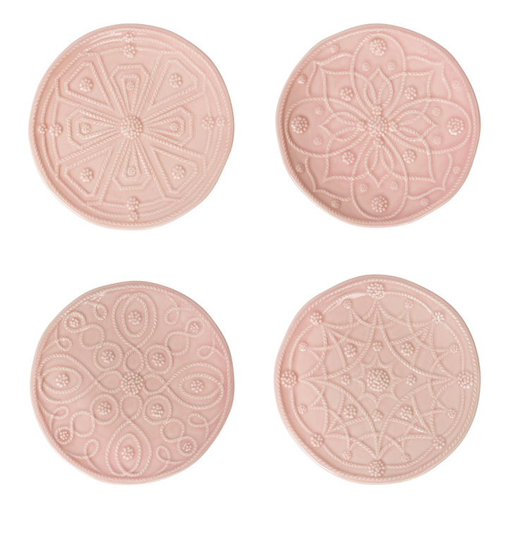 Jardins Du Monde Side/Cocktail Plate Assorted Set/4