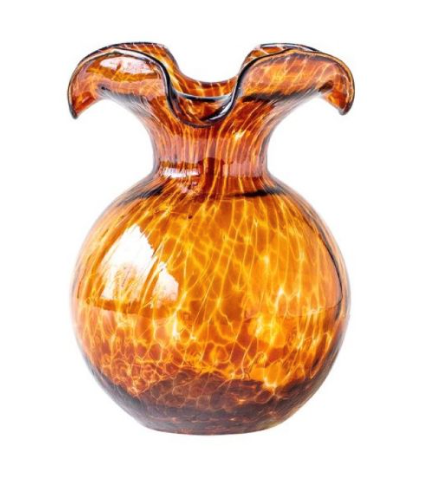 Hibiscus Small Fluted Vase