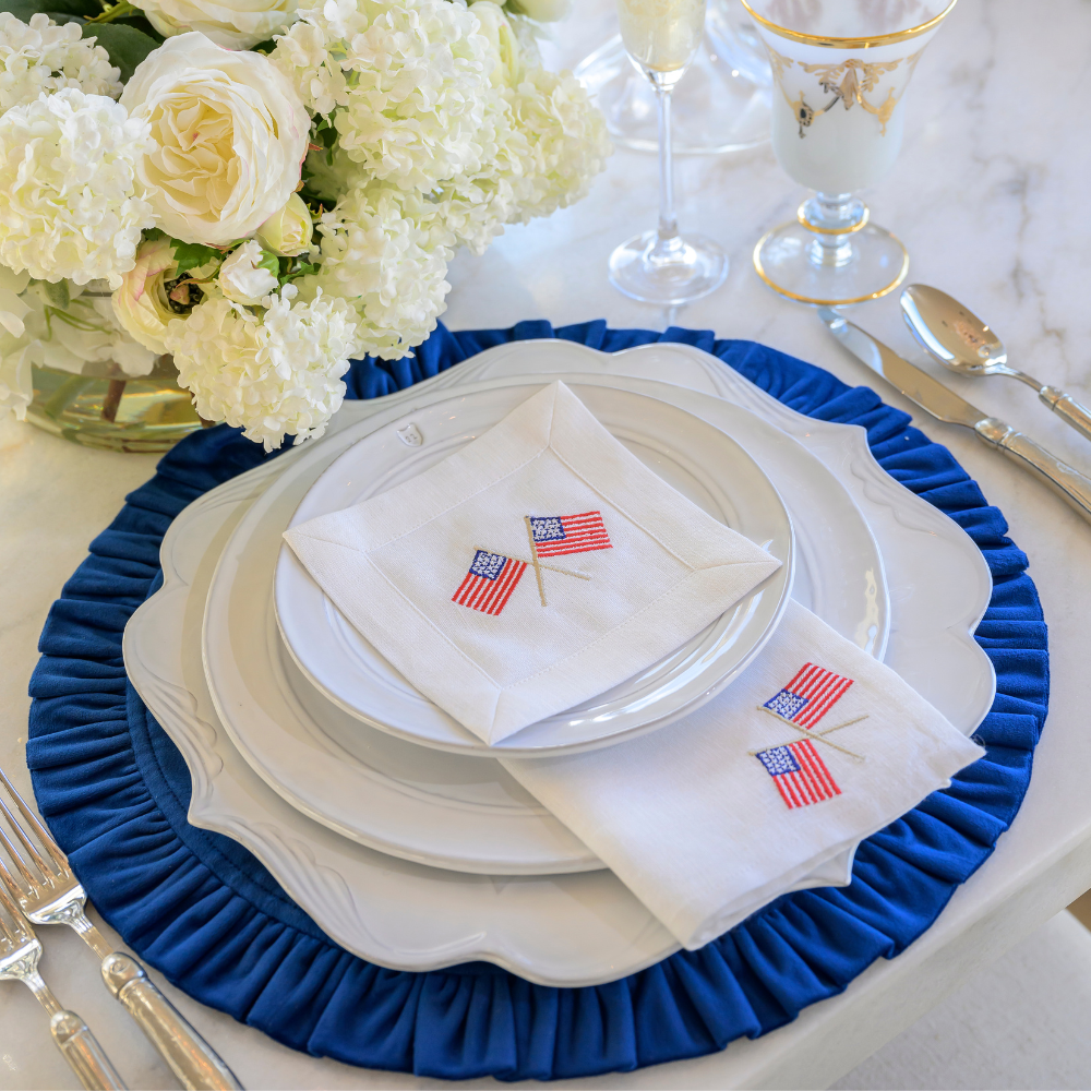American Flags Cocktail Napkin Set