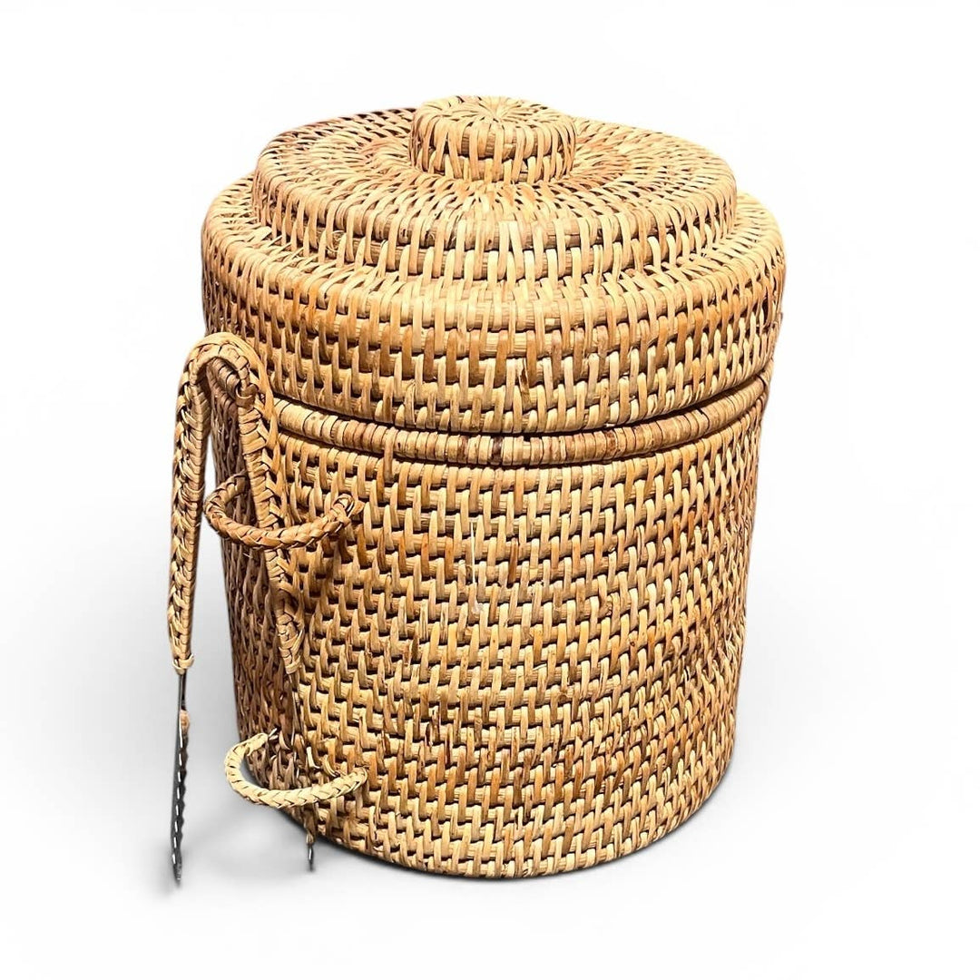 Round Ice Bucket  w/ Thermos Liner - AB 8x8x10&