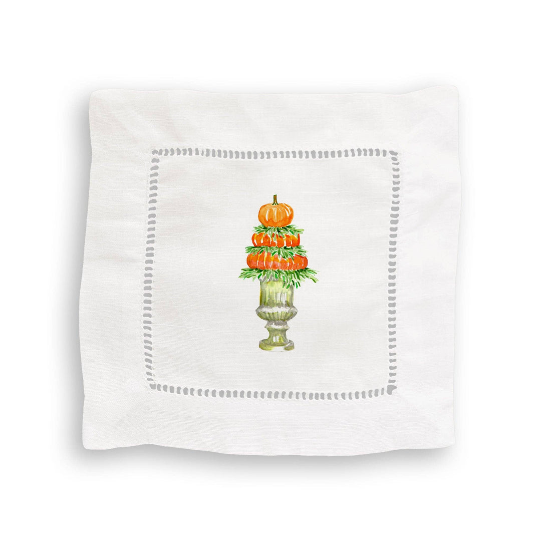 Pumpkin Topiary: Dishtowel