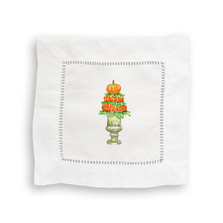 Pumpkin Topiary: Dishtowel
